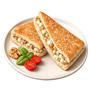 لقمه پنیر و گردو